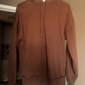 Brown hoodie